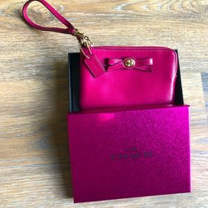 Coach Bags/Pink COACH Wristlet